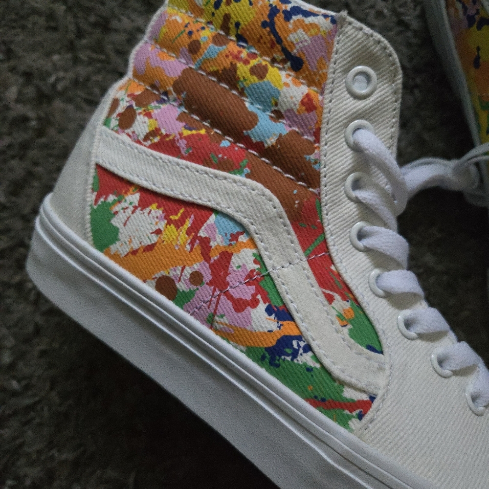 Vans Sk8 Hi Together As Ourselves Women Size 8 White Multi 032026 - Picture 4 of 8